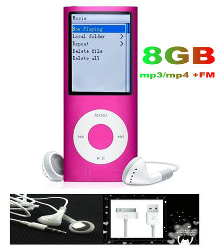 8GB 1.8" LCD  MP3 MP4 Multi Media Video  Music FM Radio VM02
